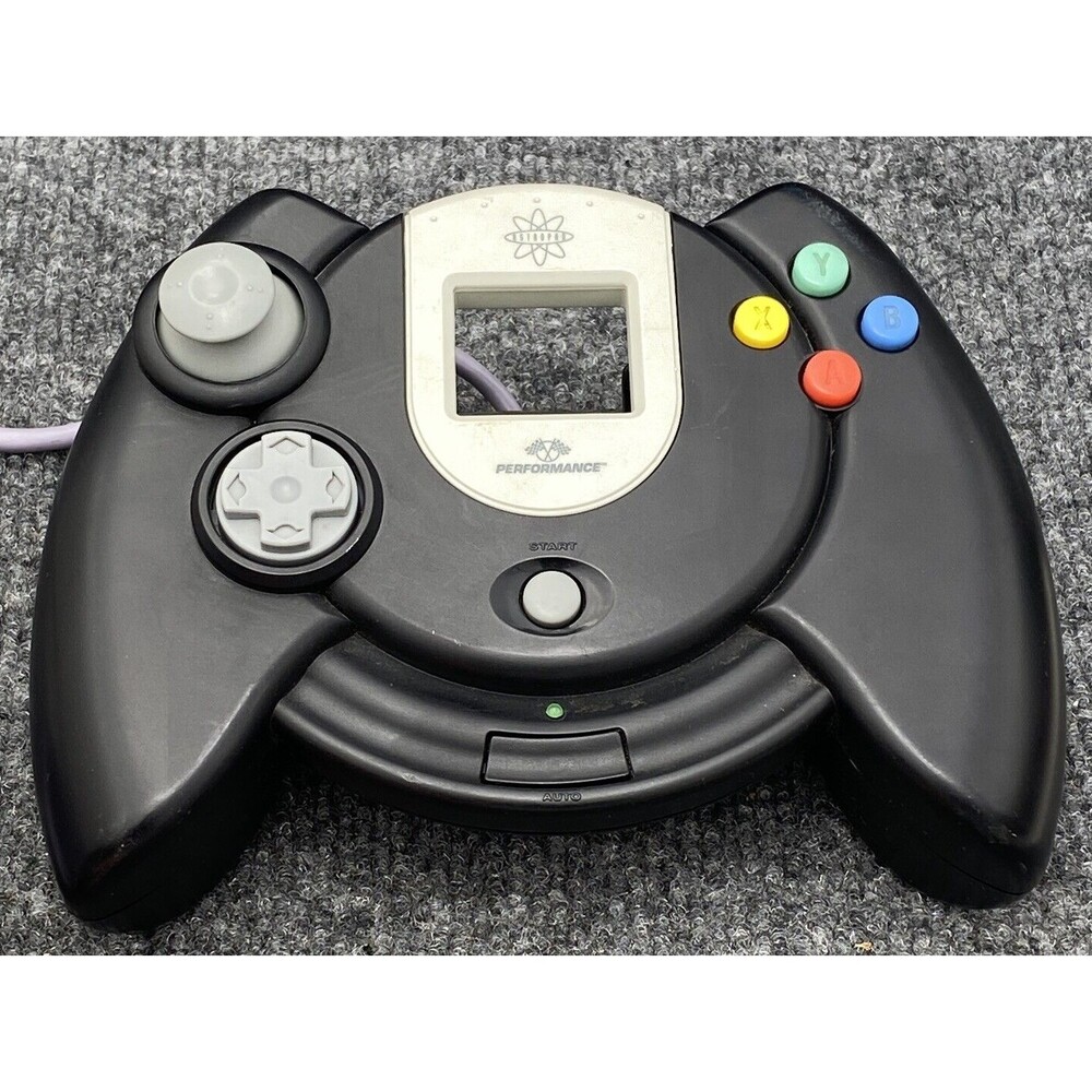Performance Astropad Sega Dreamcast Wired Controller Black P-20-007 Gamepad